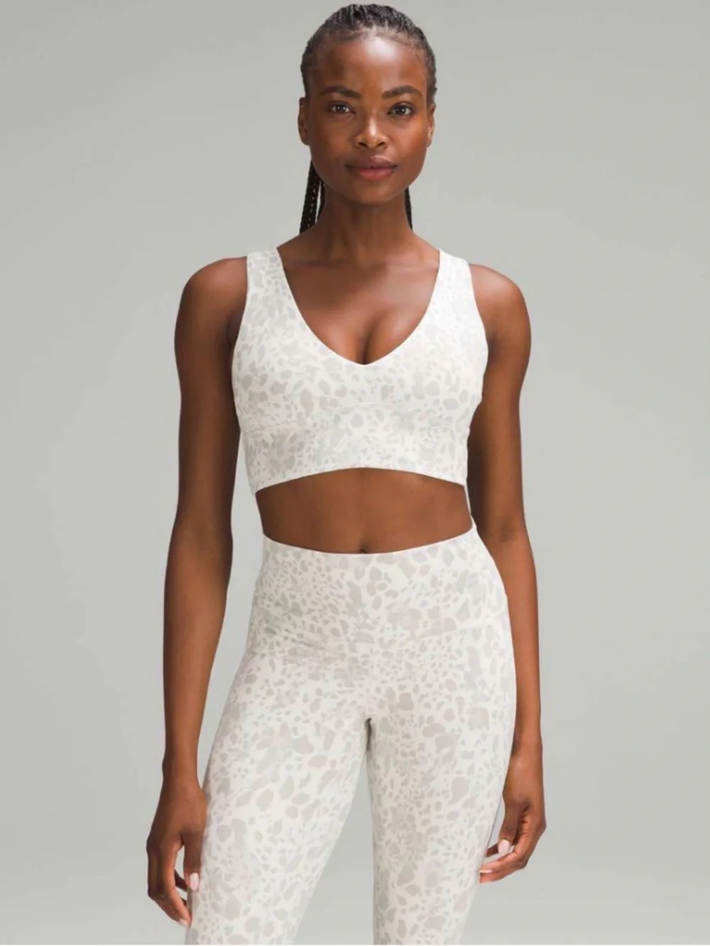 Lululemon Align 2-Piece set - Cheetah Camo Antique White